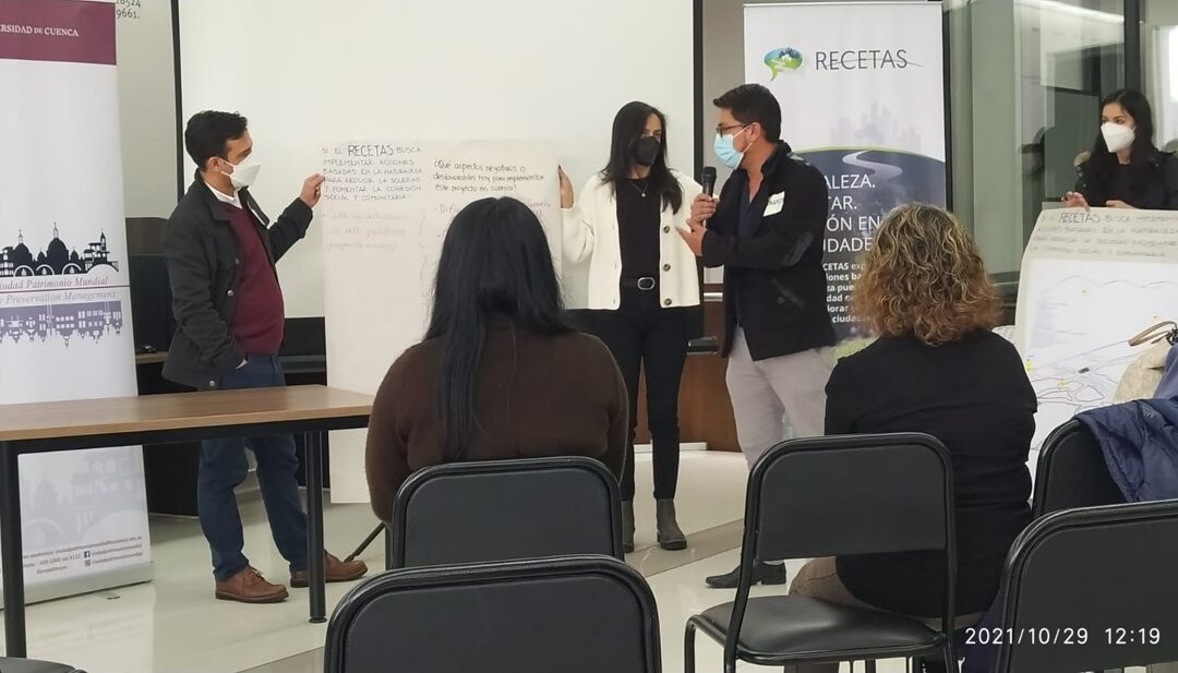 RECETAS launch workshop in Cuenca